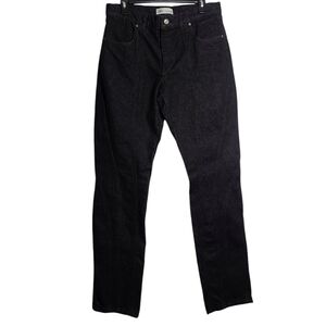 ZARA Panelled Slim in Black Straight Leg Slim Jeans in Size 10/ 42